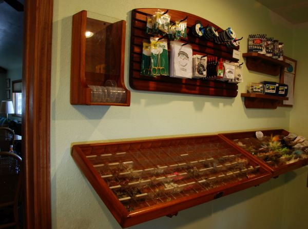 The fly shop at Turneffe Flats