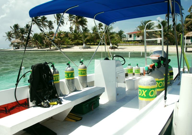 Ms. K is used for small scuba diving groups