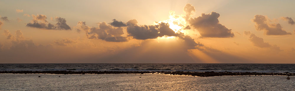 The weather and water visibility are perfect for scuba diving at Turneffe atoll