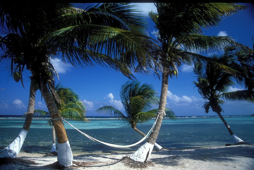 Beach front villa at Turneffe Flats