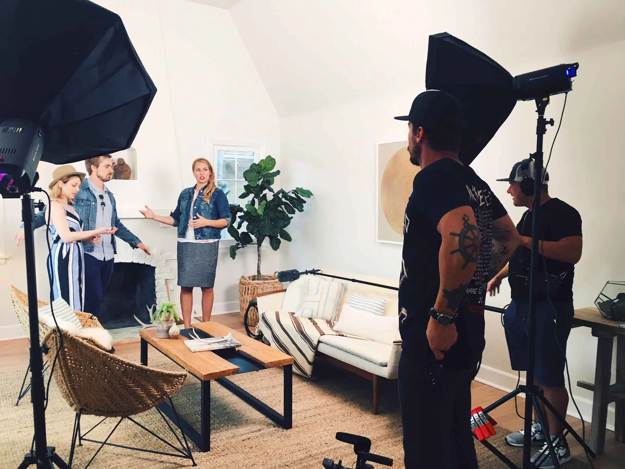 Behind the scenes at our latest Reality Pilot Video production in Los Angeles for "Hood &amp; Home"