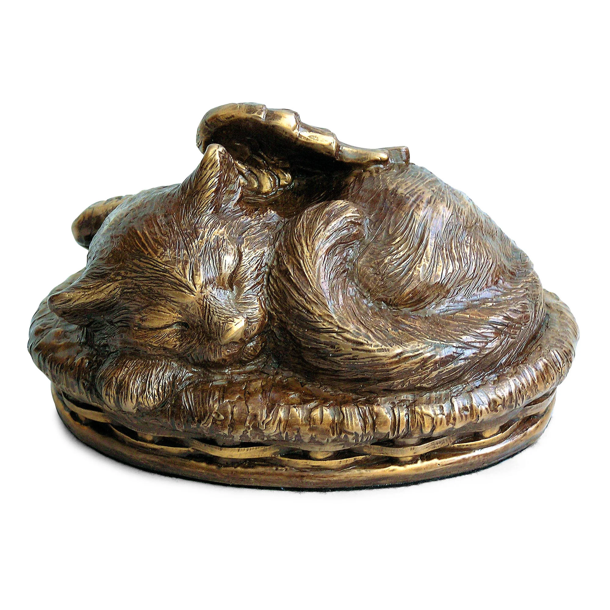 Sleeping Cat Angel Urn