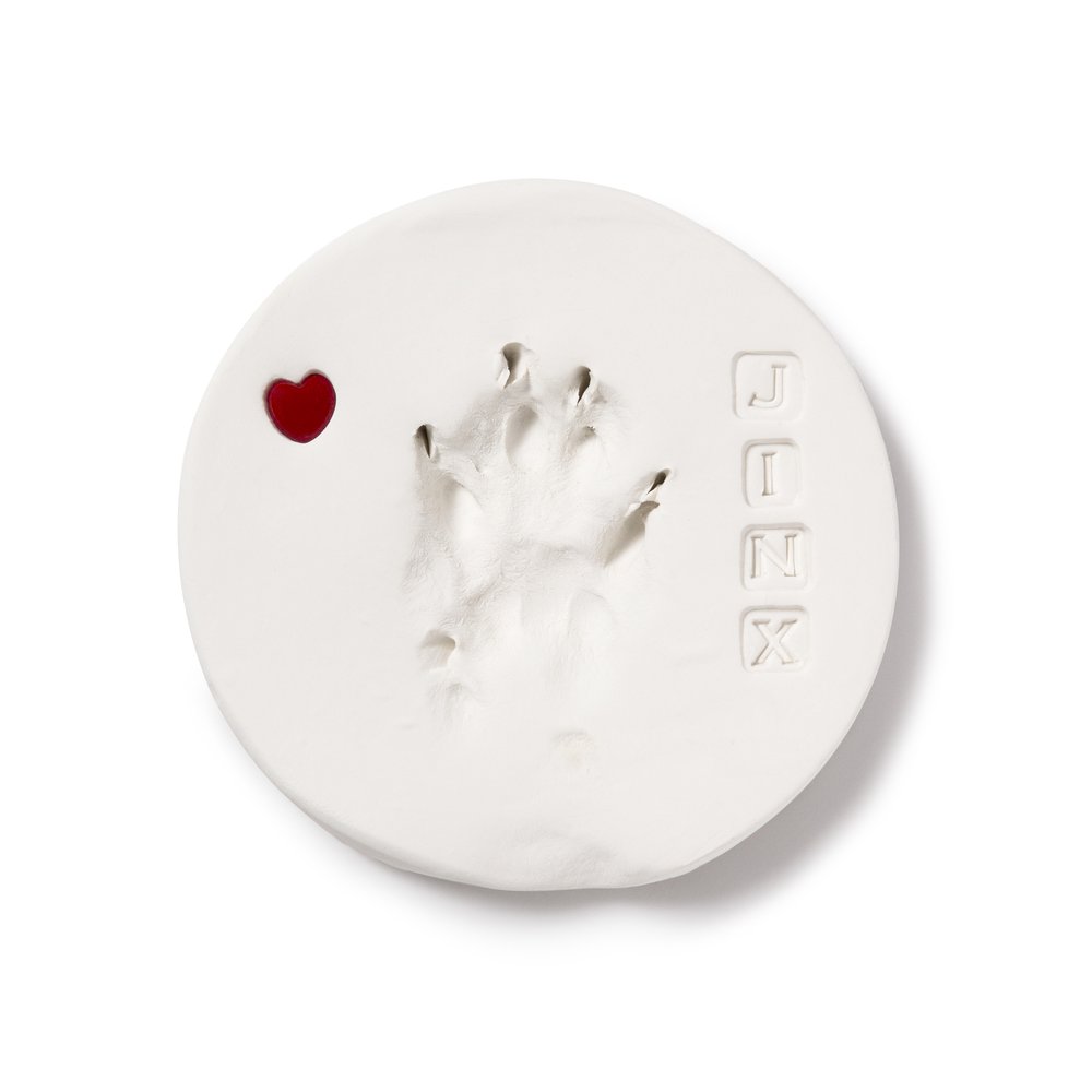 Clay Paw Print with Cherry Stand — The Animal Soul - Main Image