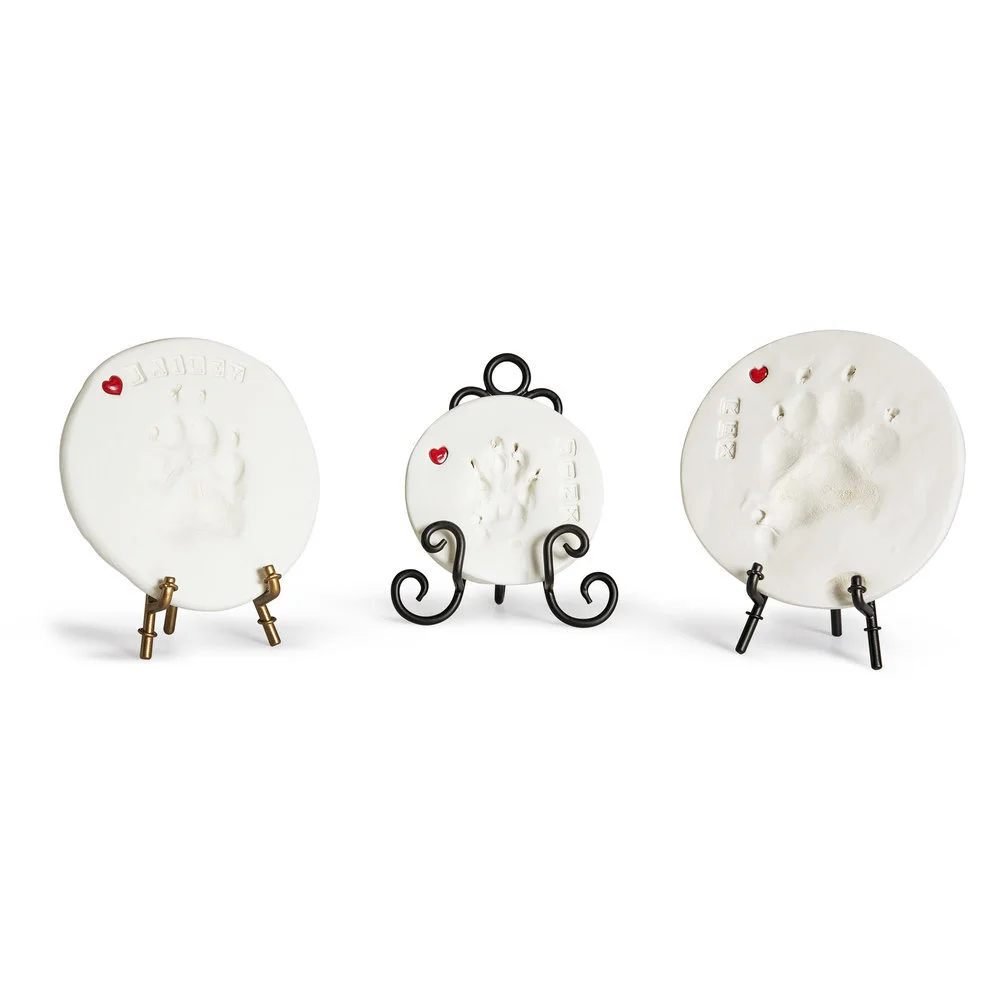 Metal Paw Print Stand