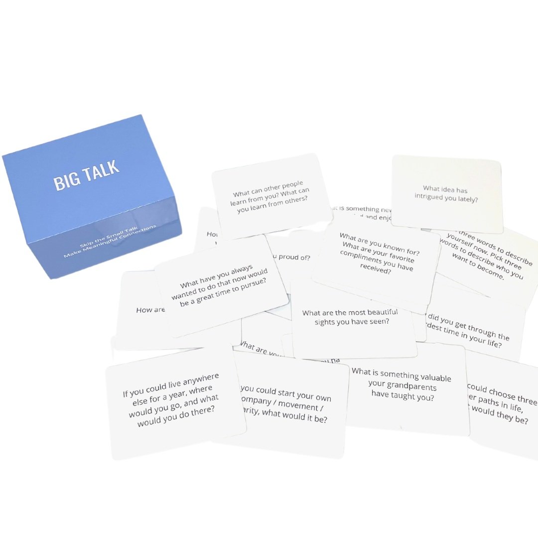 The new Big Talk Card Game has arrived!
