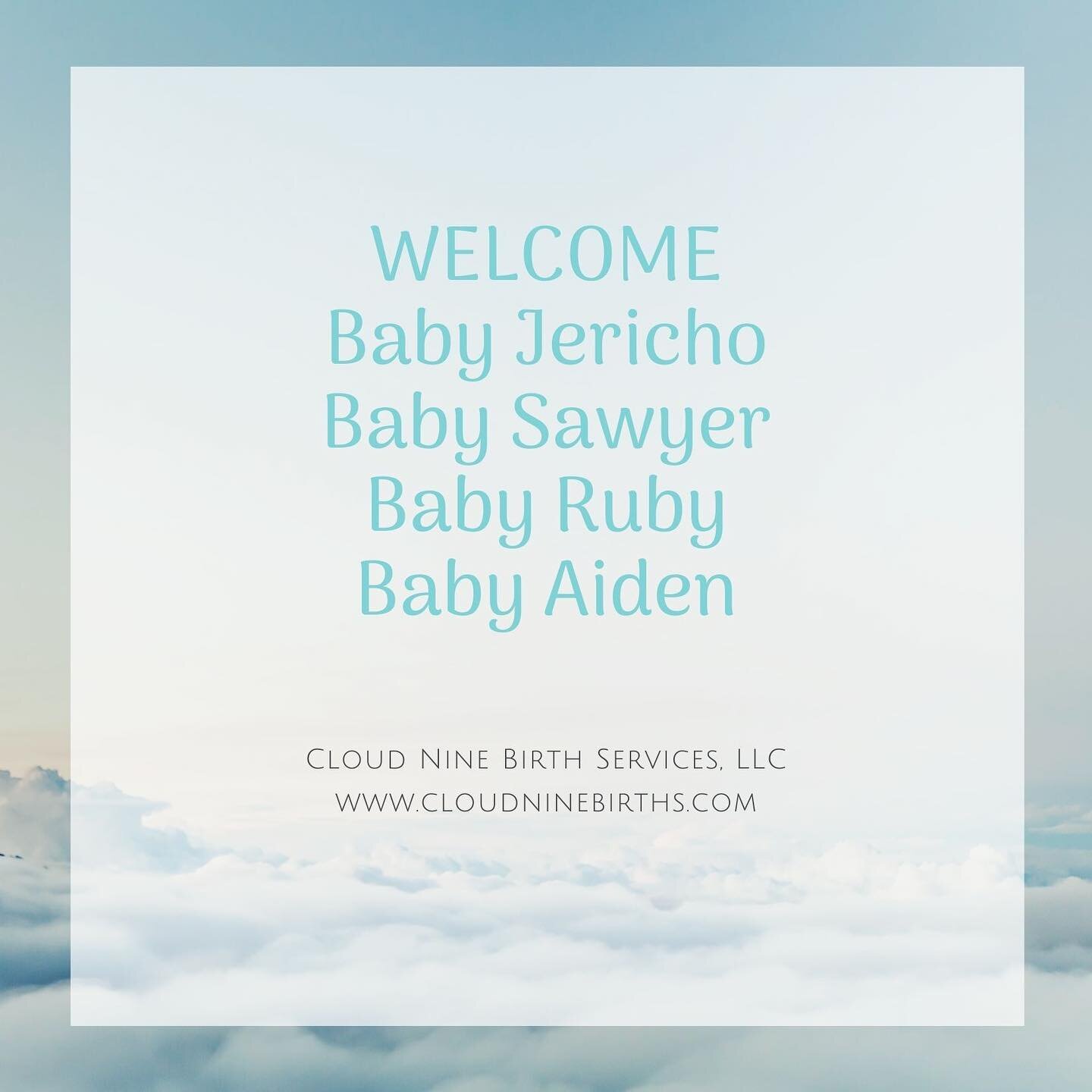 4 babies arrived in a 48 hour period! Meg and I were kept on our toes. 😍
.
Baby Jericho was born at Home in Sandwich
Baby Sawyer was born at Elmhurst Memorial Hospital in Elmhurst
Baby Ruby was born at Rush Copley in Aurora
Baby Aiden was born at No