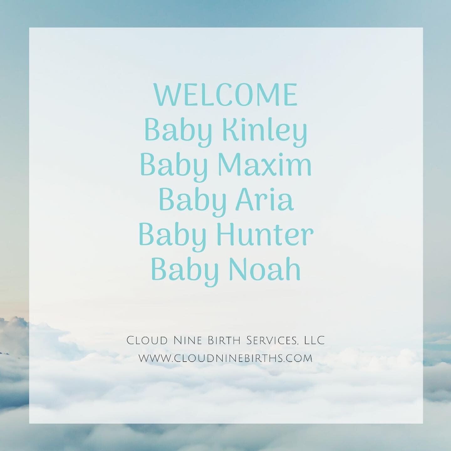 Congratulations and welcome babies!! 🥰
.
Baby Kinley was born at Central DuPage Hospital
Baby Maxim was born at Sherman Hospital
Baby Aria was born at Edward Hospital
Baby Hunter was born at Delnor Hospital
Baby Noah was born at Central DuPage Hospi