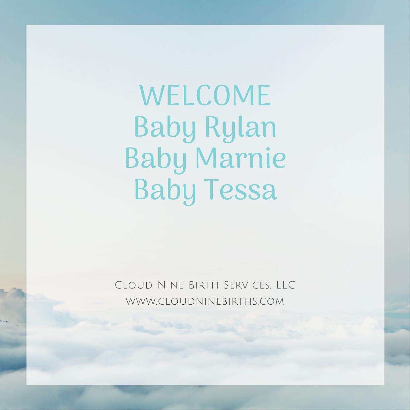 Welcome Baby Girls!! 😍
.
Baby Rylan was born at Rush Copley Hospital in Aurora.
Baby Marnie was born at home in Elgin.
Baby Tessa was born at Edward Hospital in Naperville.
.
Congratulations to each of these families! 💗
.
.
.
#babygirls #itsagirl #