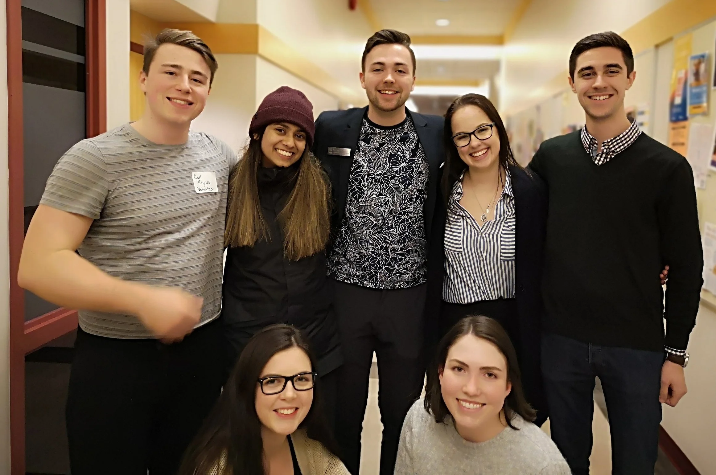  The team behind the event. The organizers of the design sprint case competition. 