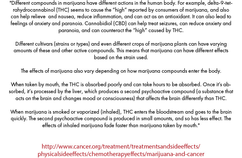 The American Cancer Society works to eliminate Cancer as a major health problem. They do this by helping people "get well" and "stay well" "find cures" and "fight back"