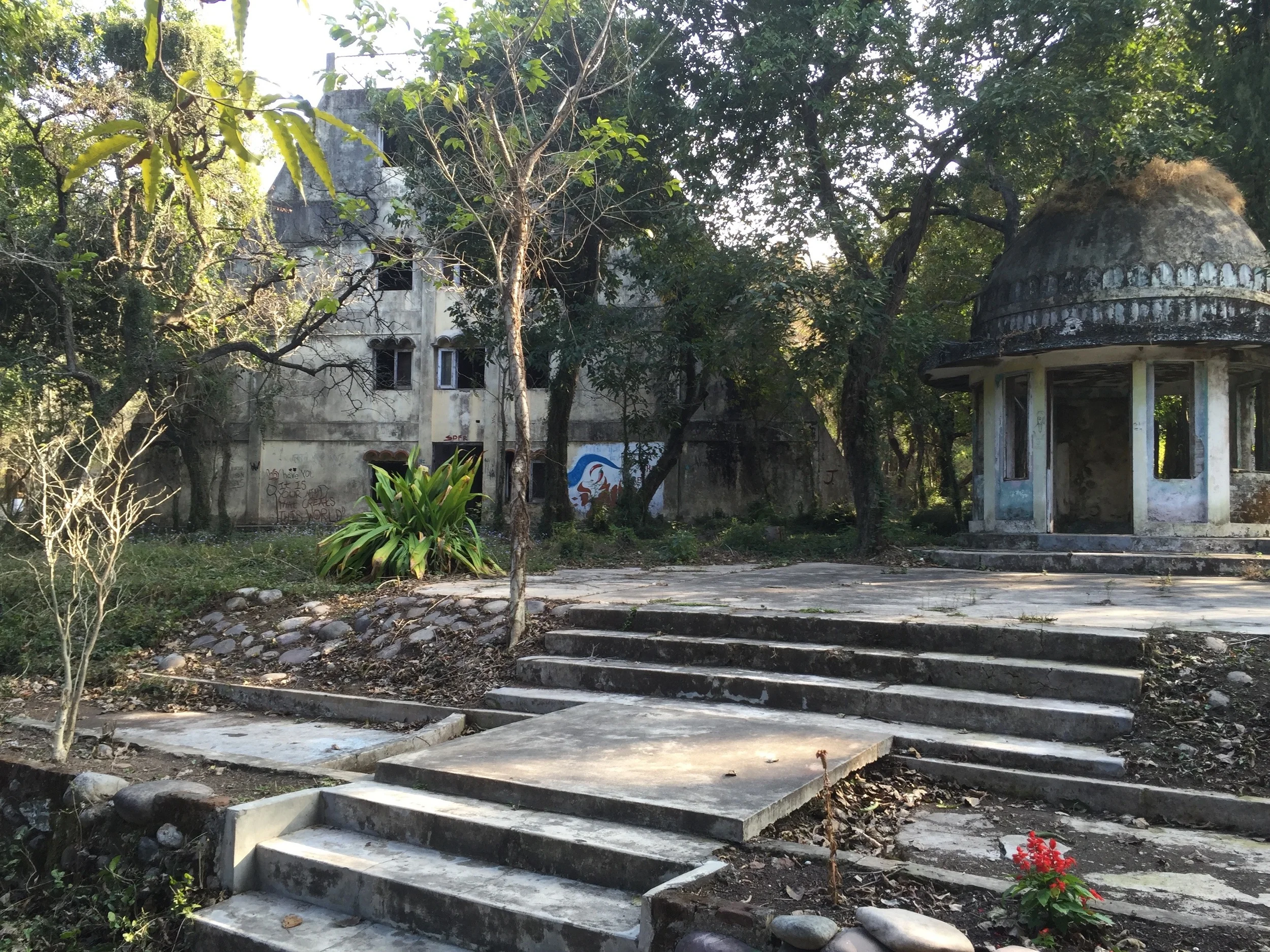 Walking the grounds&nbsp;