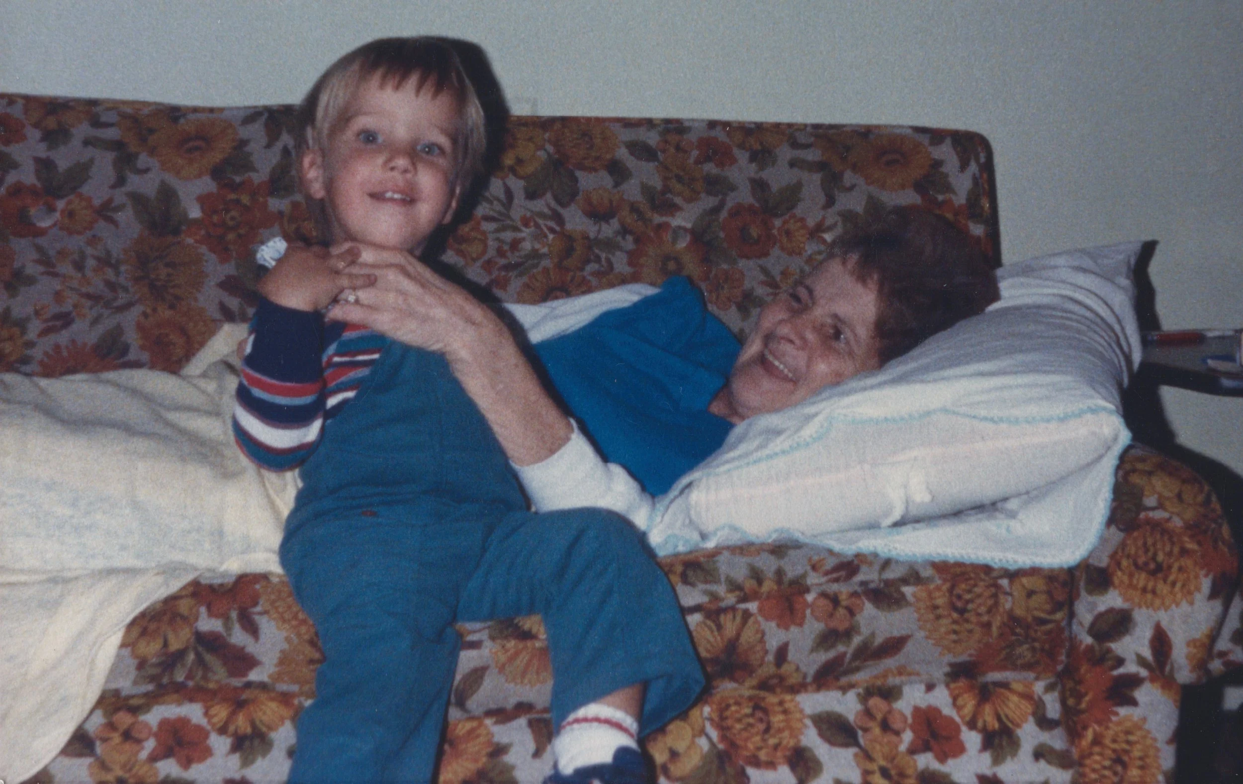 Grandma and I just after her stroke.&nbsp;