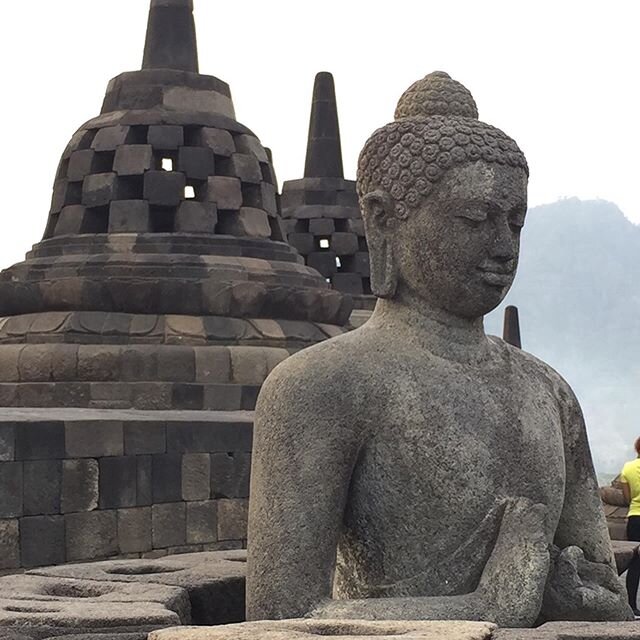 Borobudur, built in the 9th century. A Mahayana Buddhist temple in Java, Indonesia. Considered to be one of the world&rsquo;s &ldquo;seven wonders.&rdquo; It was rediscovered in 1815 buried under volcanic ash. The world&rsquo;s largest Buddhist monum