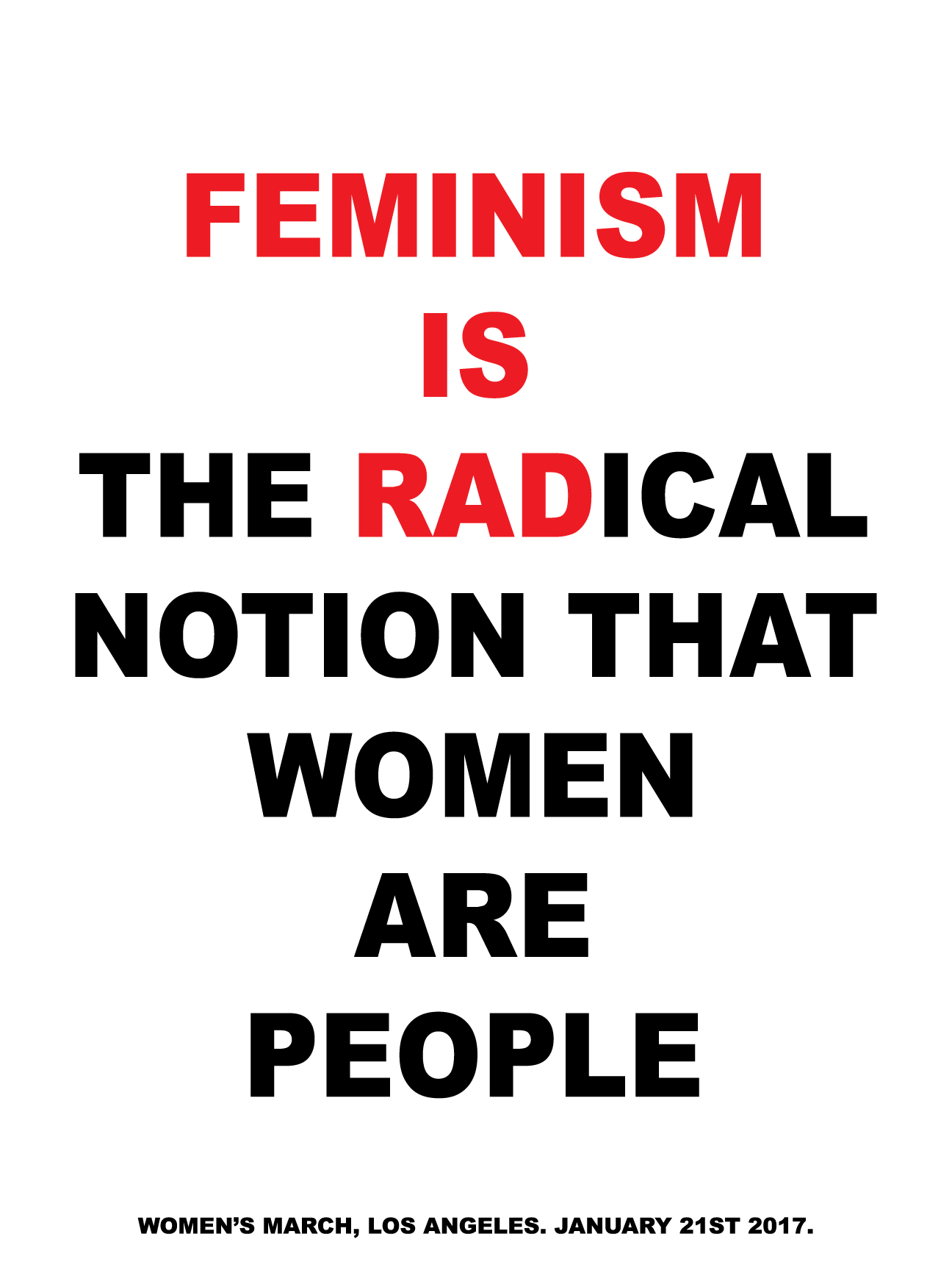 FEMINISM IS RAD