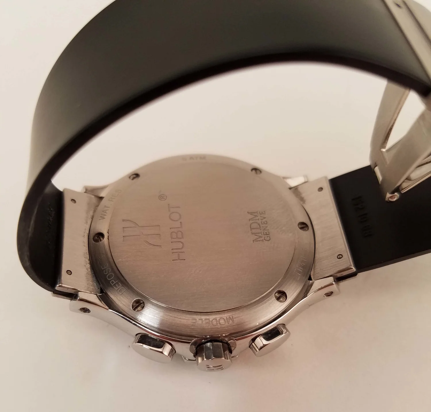 Hublot MDM Geneve Chrono Date 1640.1 — Art Dial Watch