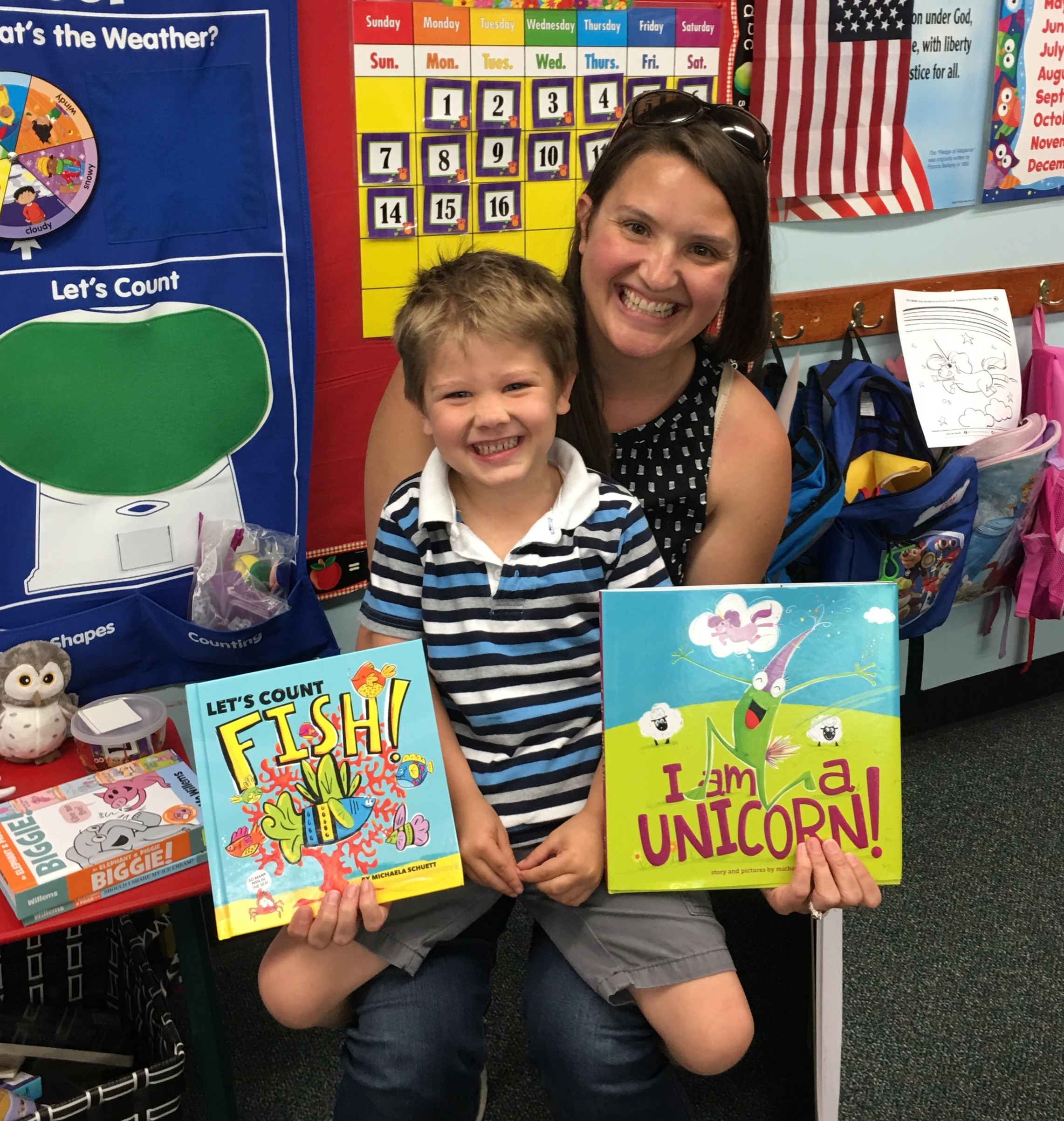 Me and my boy at his preschool!