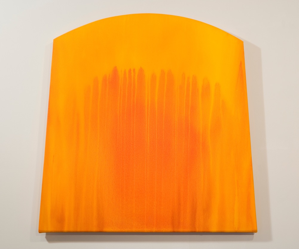 Light Seeps #6, 2005, 37"x36", acrylic on canvas