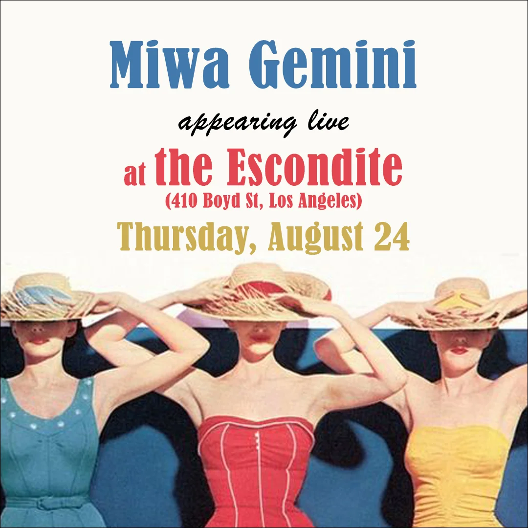 Miwa Gemini at the Escondite, Los Angeles, CA