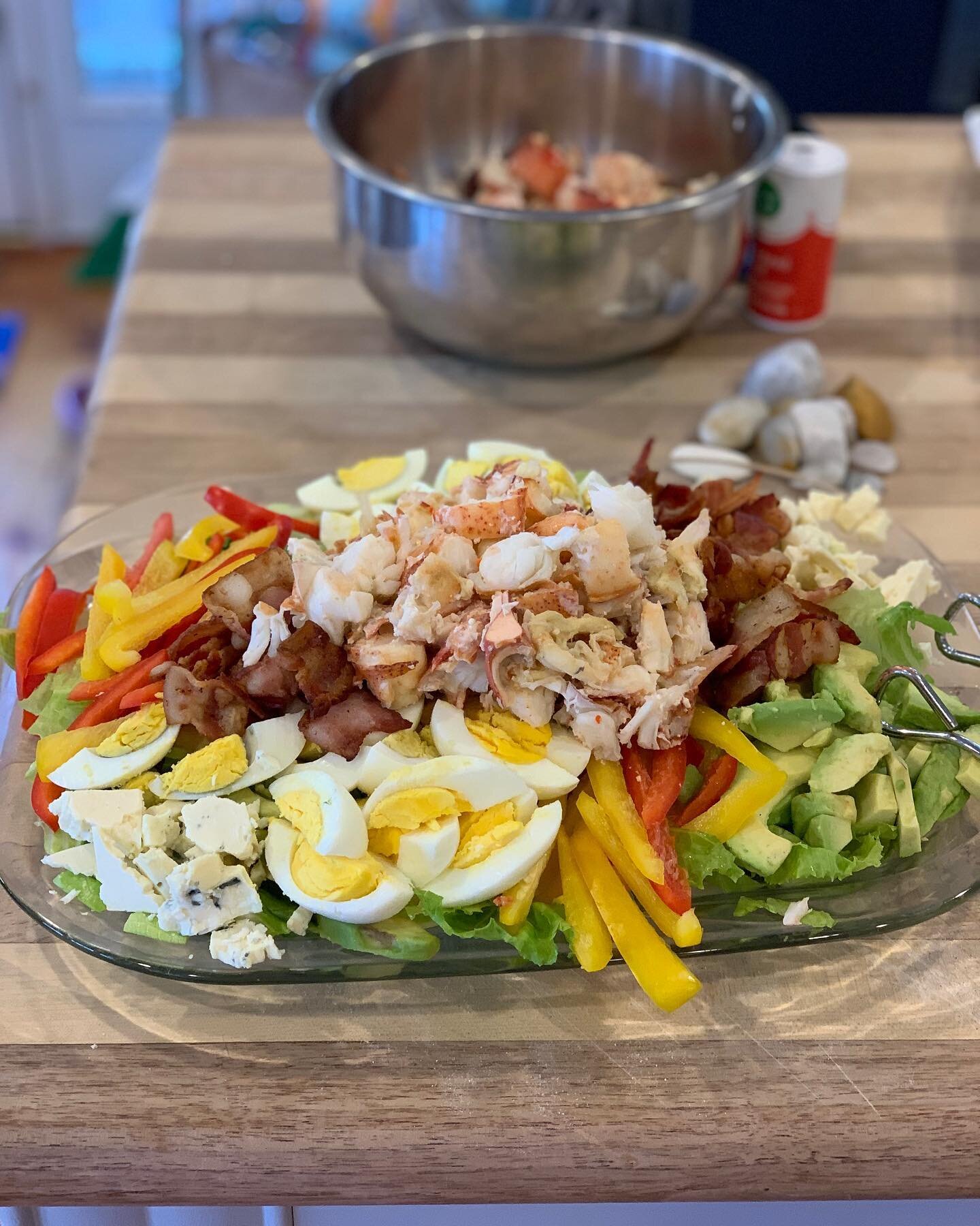 First Lobster Cobb salad of the season! #capecod