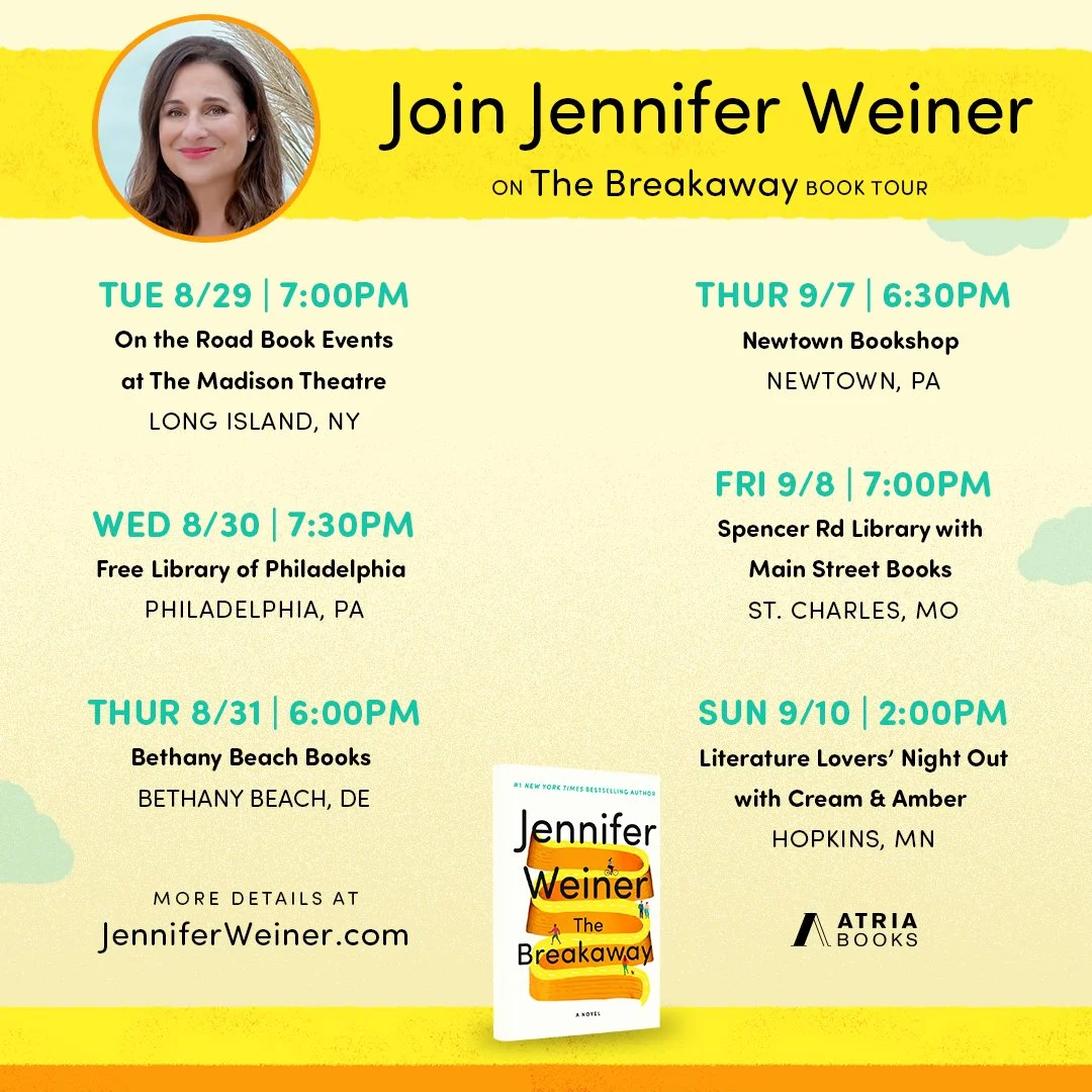The Breakaway Tour Jennifer Weiner the-breakaway-tour-jennifer-weiner