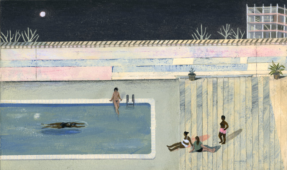 "Late Night Swim" by Sally Deng. (Image courtesy of artist)
