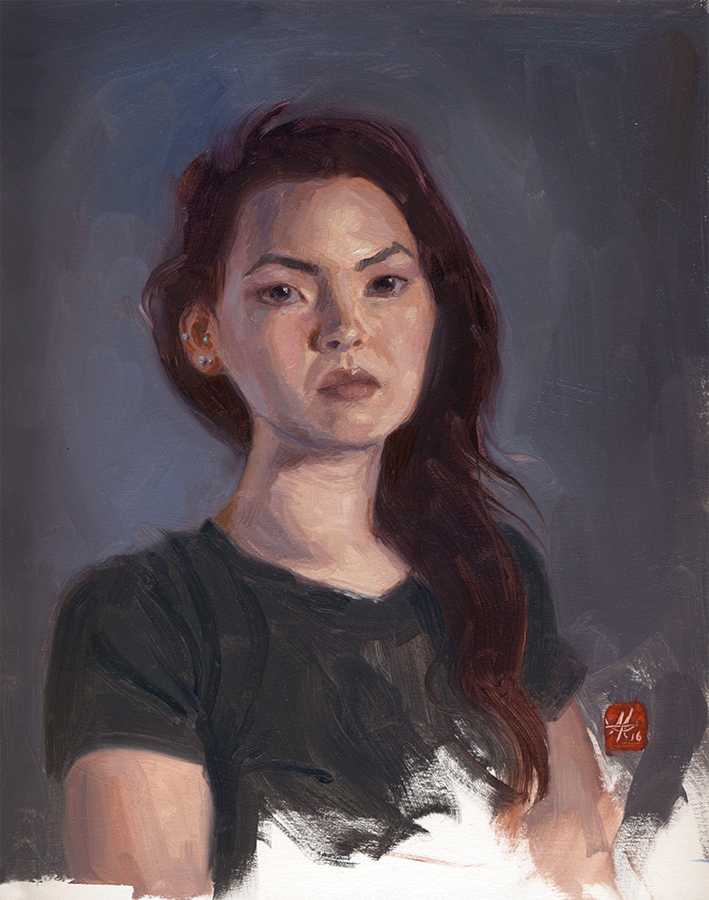"Nikki" from The Bitchy Resting Face Project, by Mandy Tsung (Image courtesy of artist).