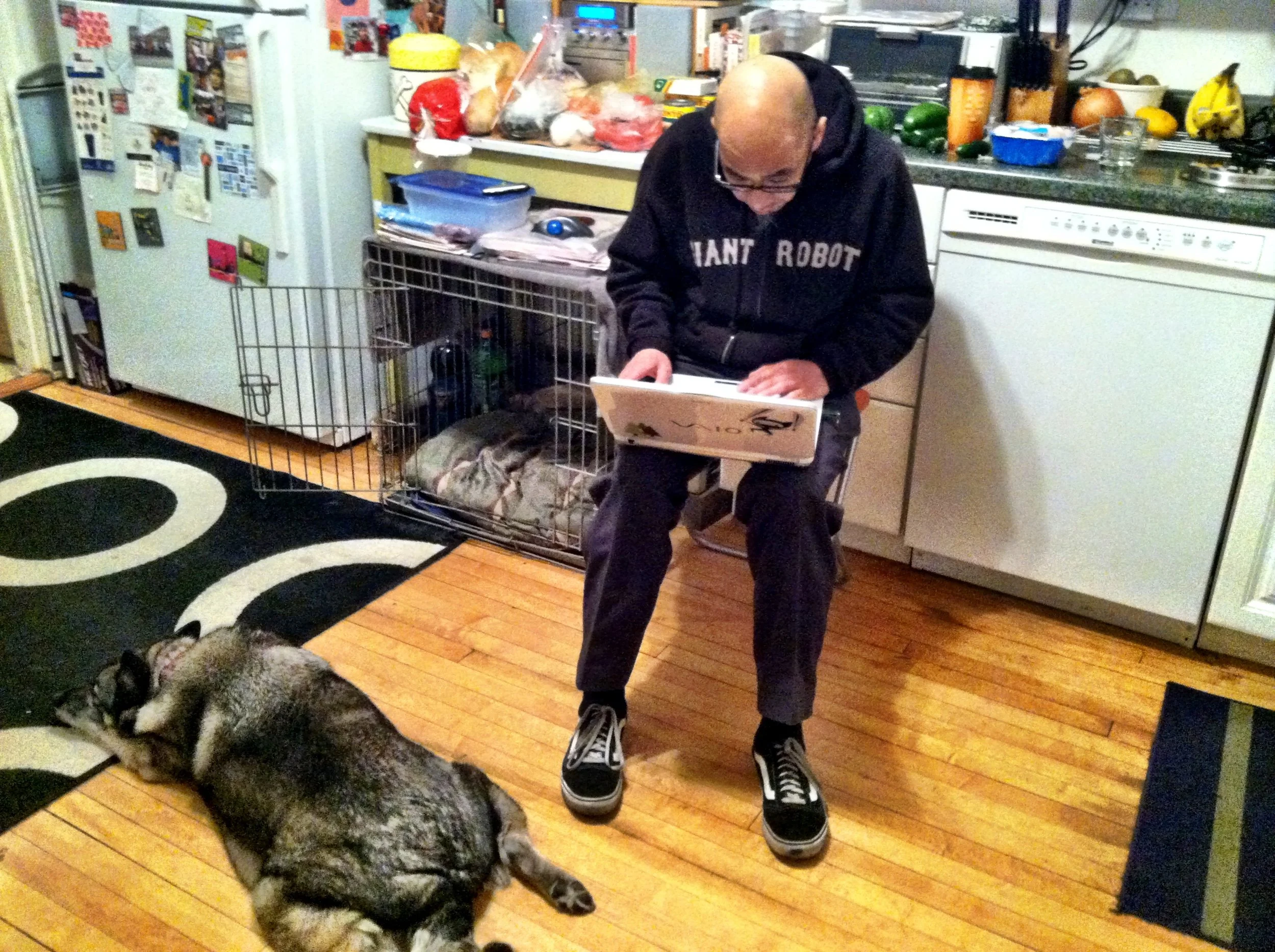 Pictured from left to right: Helga, Tim Hugh