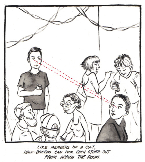 Comic from "Dirty Knees" exhibit. Image courtesy of artist.