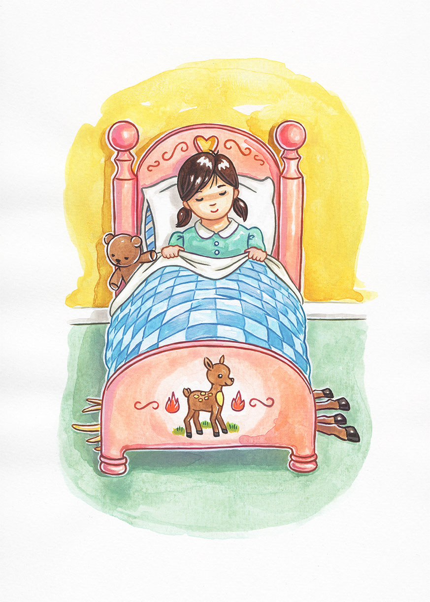 "Night Bambi" Image courtesy of artist.