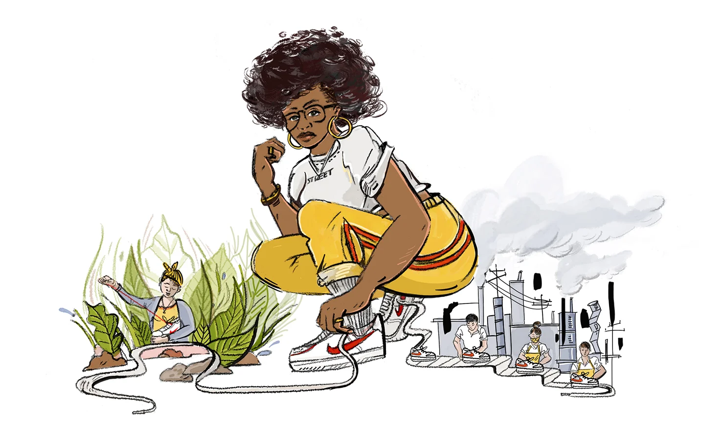 "Sneaker Culture" by Vivian Shih. Image courtesy of artist.