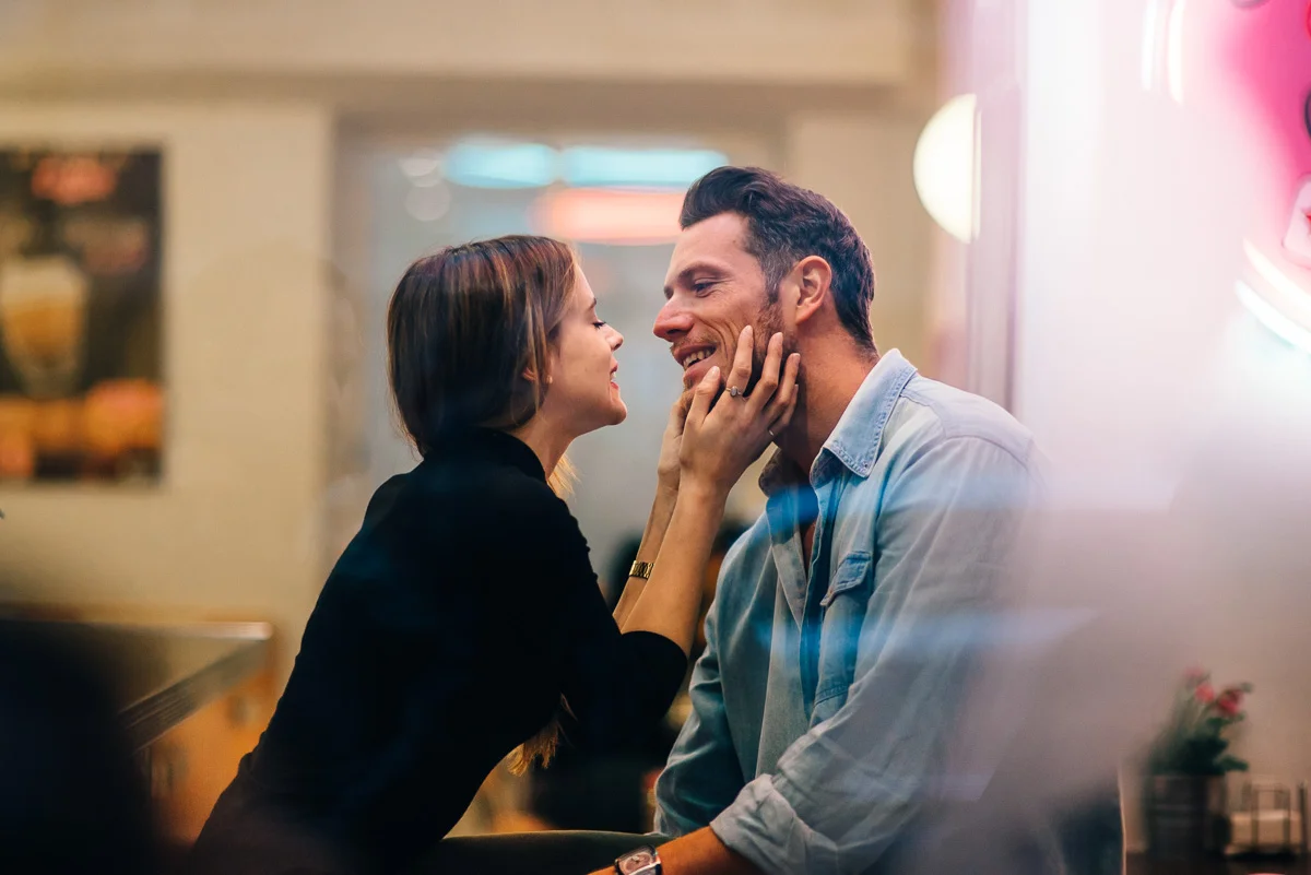 sesión de fotos de pareja