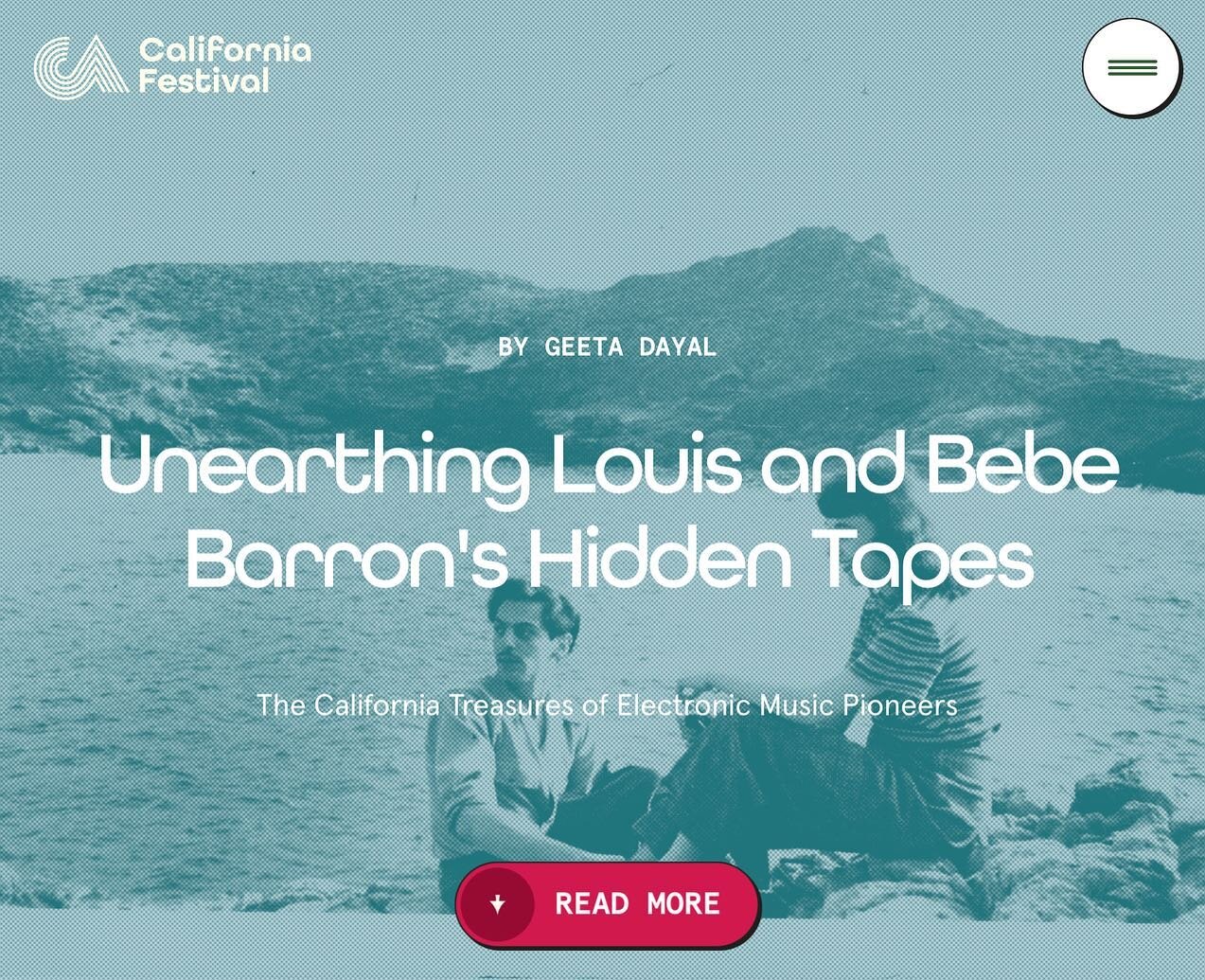 I'm honored and grateful beyond words to be part of the team preserving the Louis and Bebe Barron tape collection. The Barrons were seminal tape-based composers, working on experimental 1/4&quot; tape recordings back when Bill Haley was still rocking