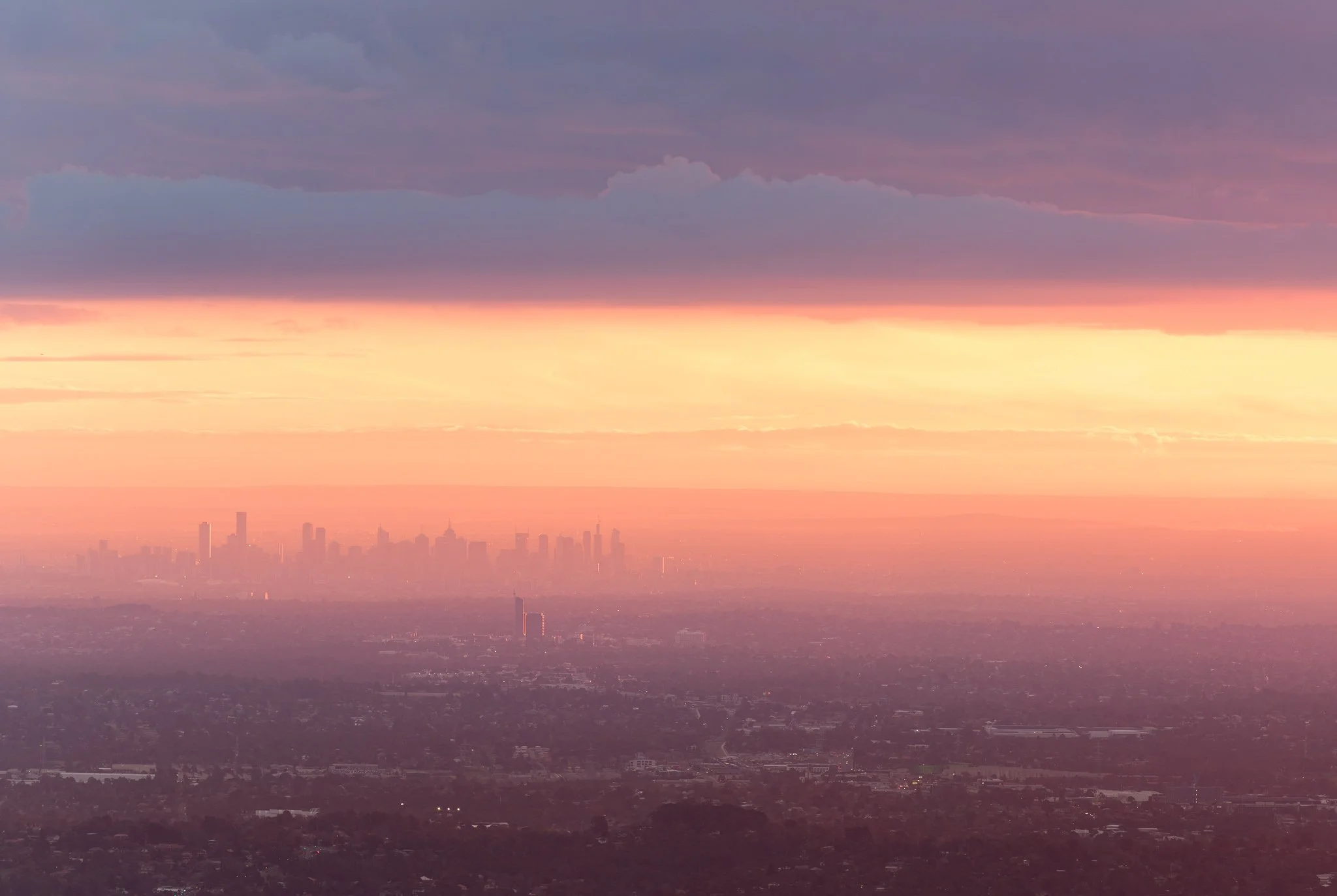 Melbourne City Skyline