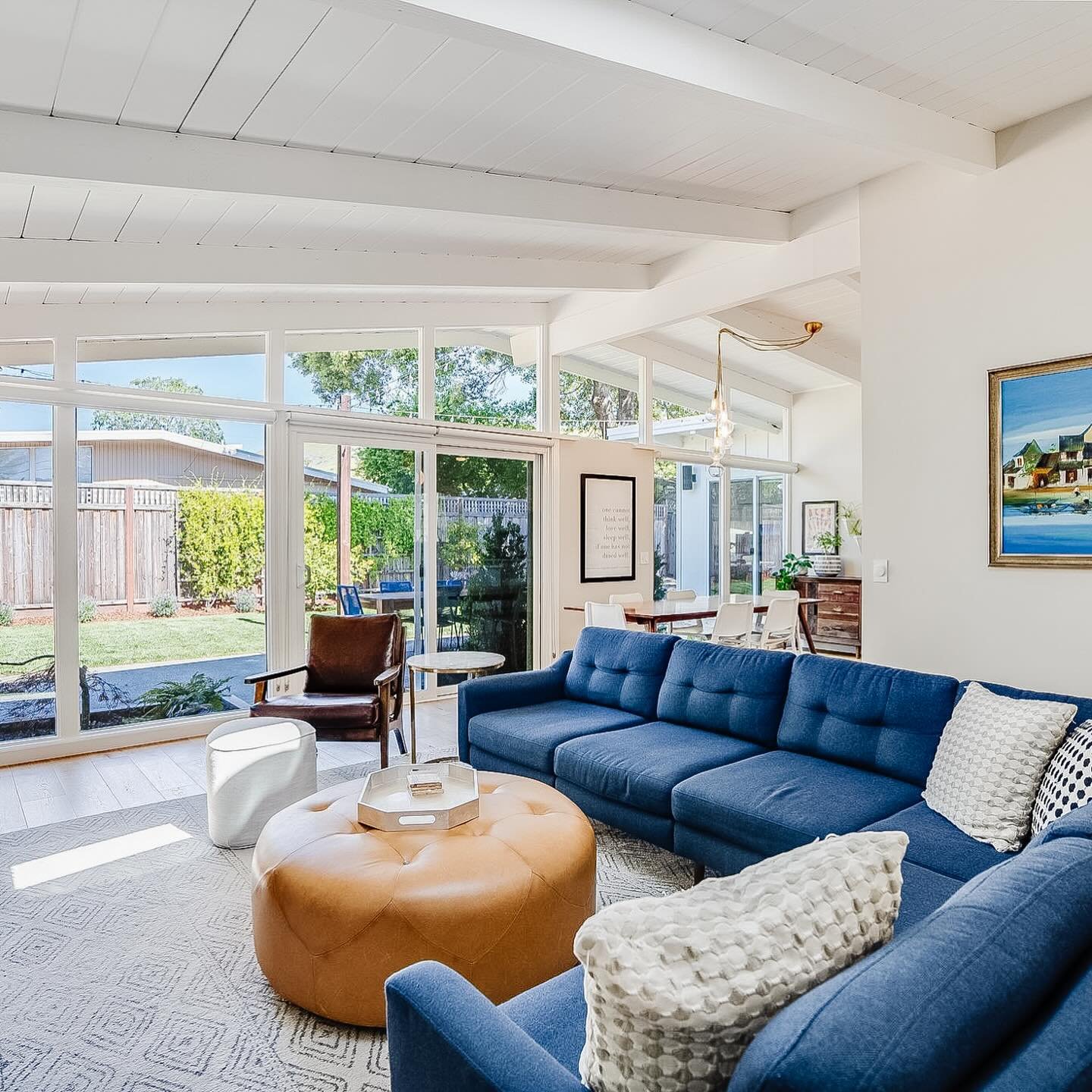 Step into 461 Hickory Lane and immerse yourself in mid-century modern charm with 4 beds, 2 baths, and a sunlit office, all nestled in sunny Terra Linda. 

Vaulted ceilings, warm wood accents, and expansive windows invite the outdoors in, offering the