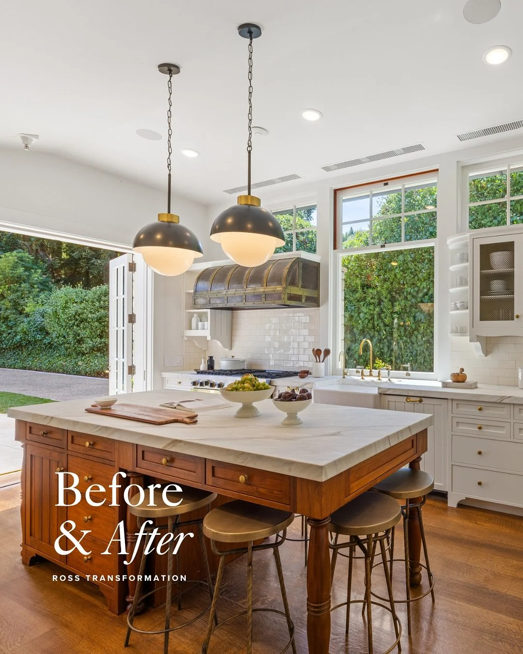 Before hitting the market, 3 Southwood Avenue in Ross, a beautiful Robert A.M. Stern designed home, underwent thoughtful updates and staging to showcase its timeless elegance and unique character. From refinished coffered ceilings to freshly re-stain