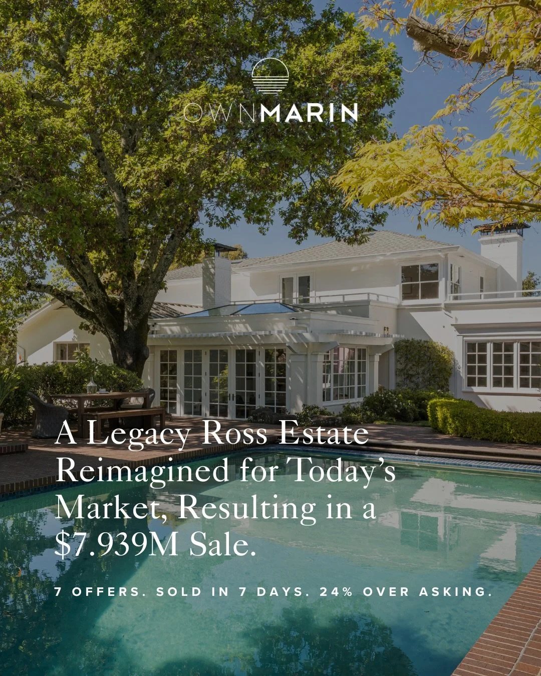 This one-of-a-kind Ross estate had been owned by the same family for over 60 years. When it came time to sell, it was important to preserve the home&rsquo;s legacy and charm while incorporating thoughtful updates that would maximize value and resonat