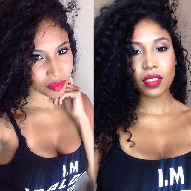 Makeup makeover