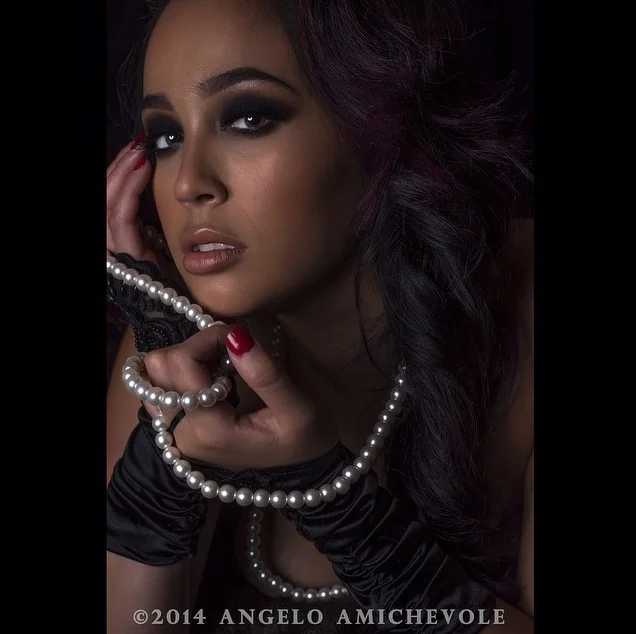 Hair & makeup on model Jolie DaCosta