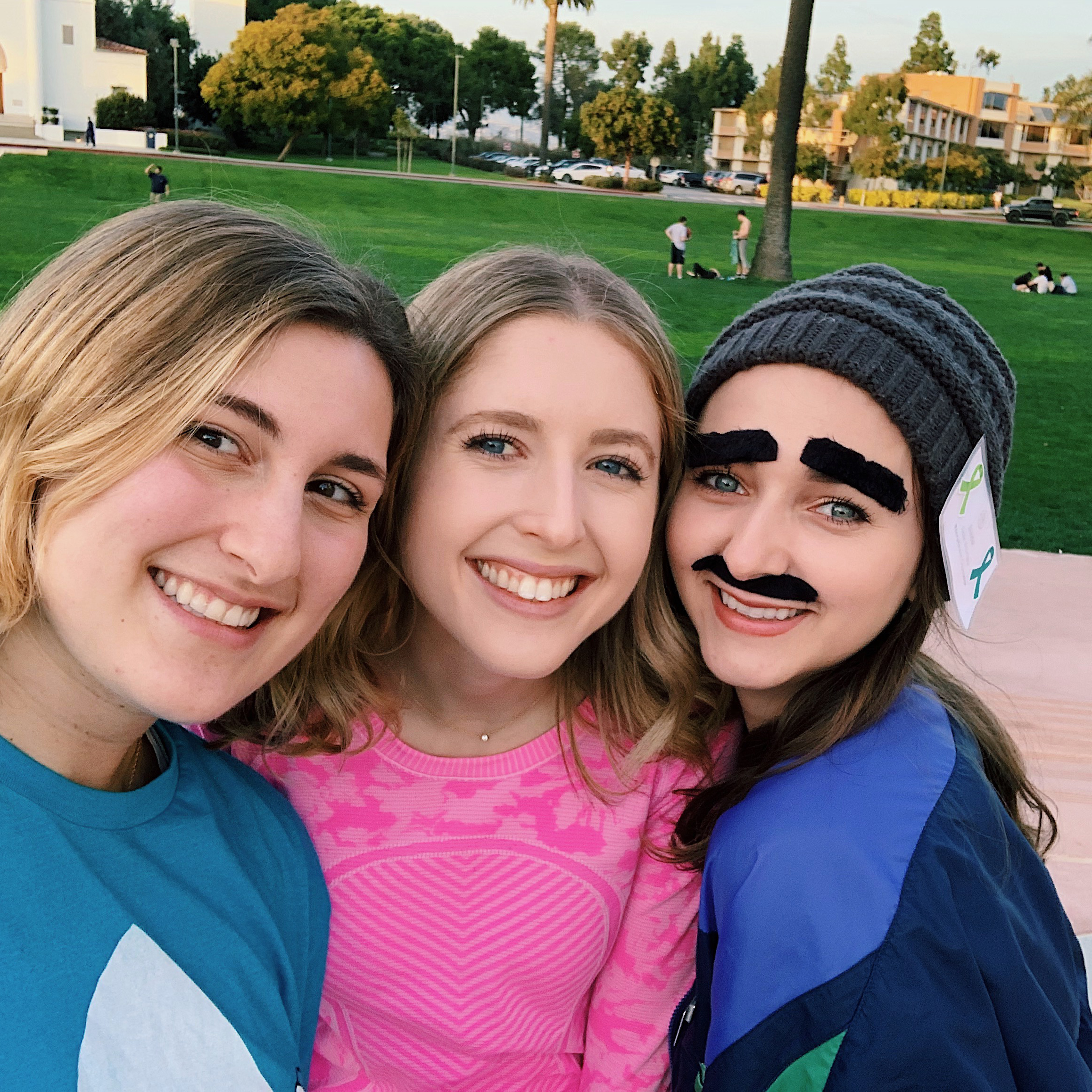 192. Putting fake mustaches on your eyebrows & taking selfies with your friends like there are not giant black mustaches on your eyebrows