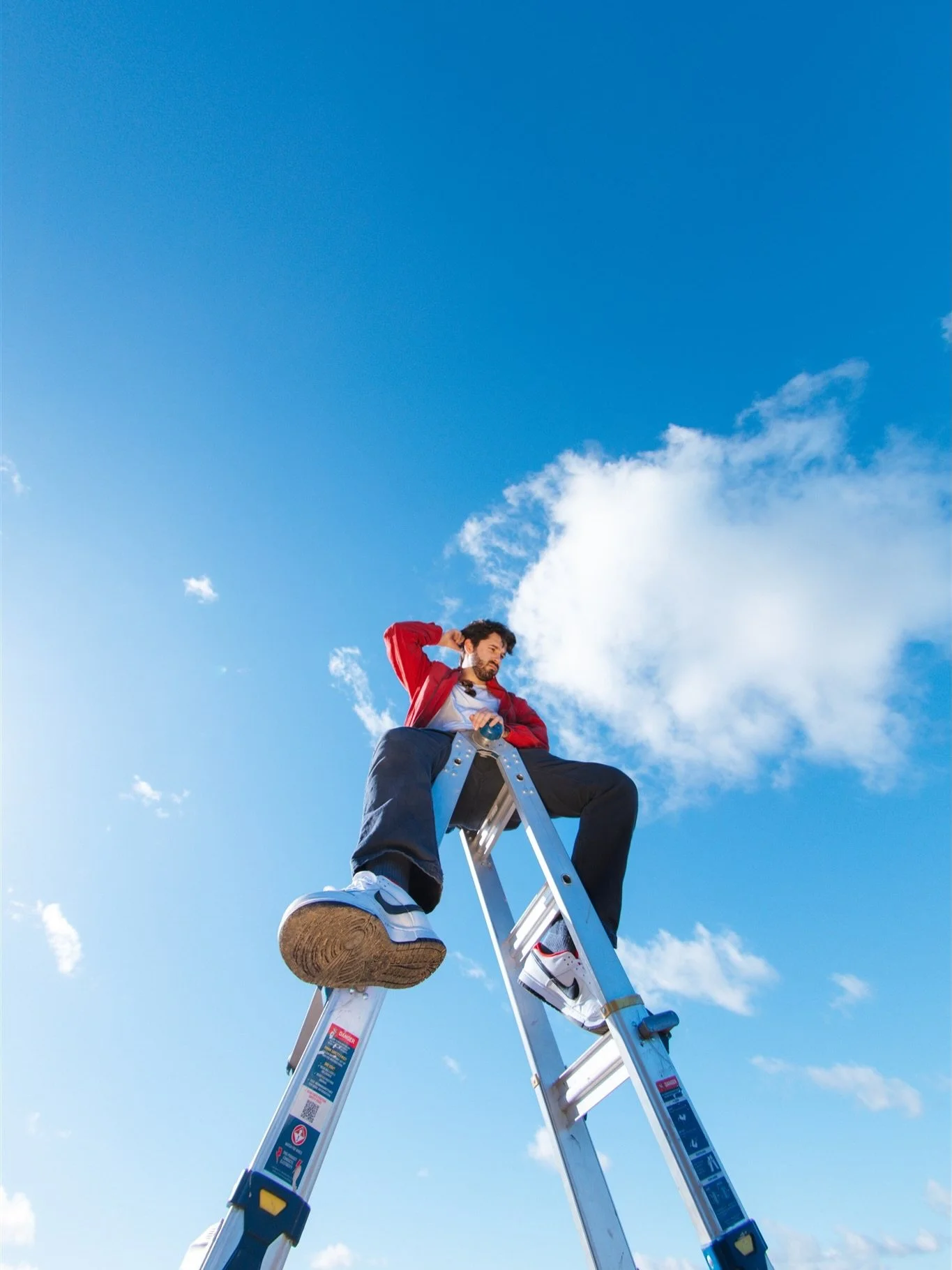 carrying a ladder up the mountain was lowkey worth it 🪜