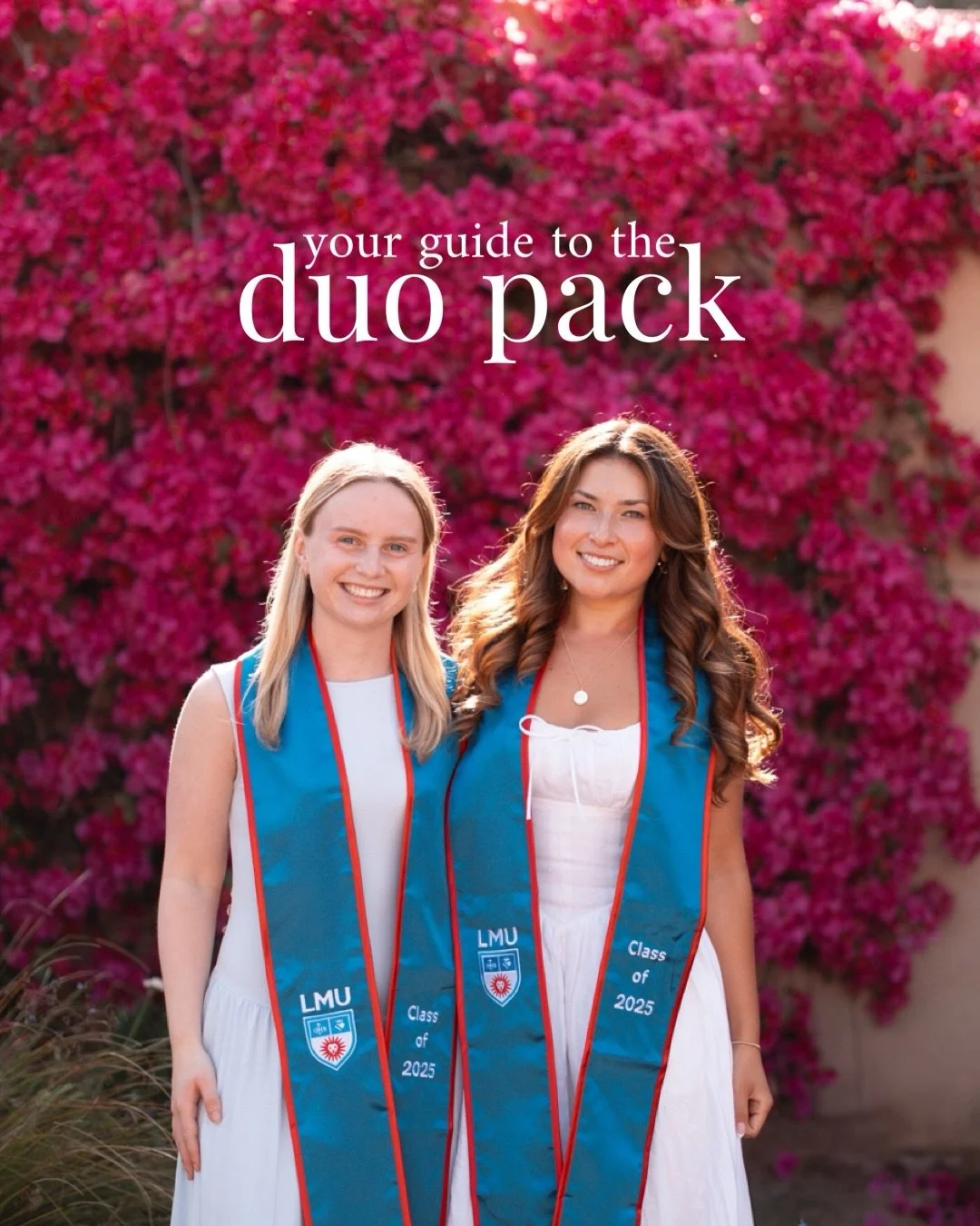 part one of four 🫶🏻 with the duo pack you get the best of both worlds&hellip;tons of individual shots &amp; tons with your other 1/2 👯&zwj;♀️🥰🫶🏻 #lmu26 #gradphotos