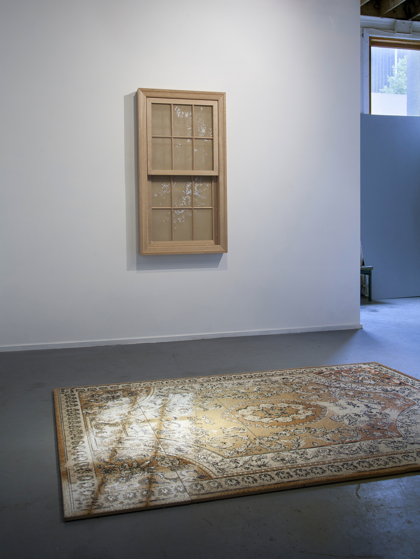 10.Georgina Cue 'Substance of Light', 2013, Acrylic yarn on tapestry canvas, Hard wood, 250cm by 250cm by 190cm.jpg