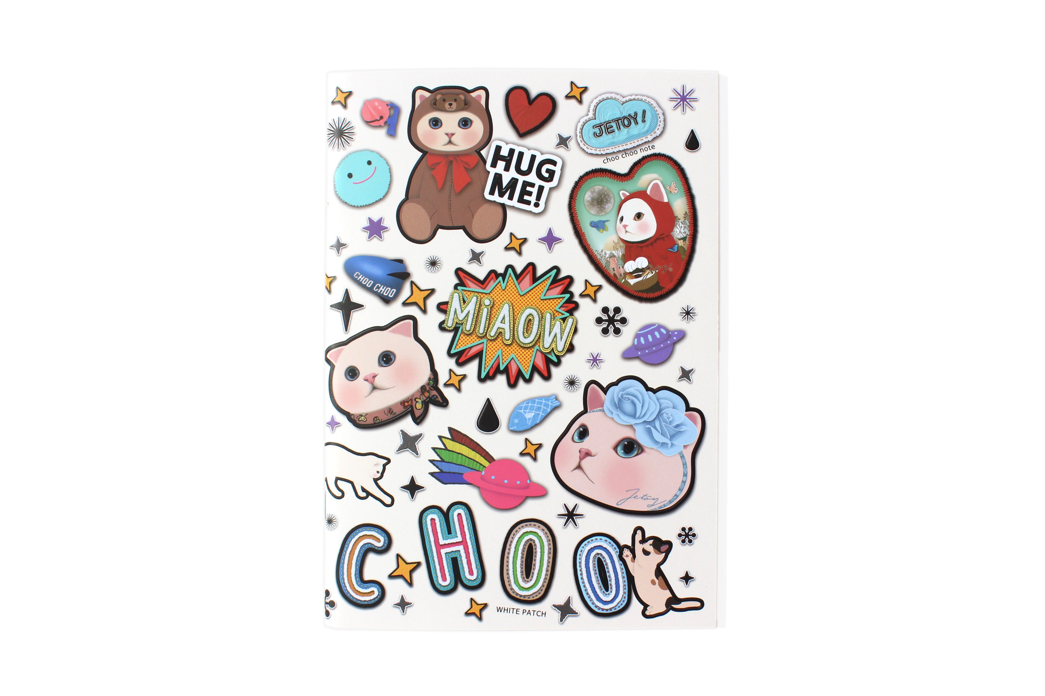 Jetoy Patch Print Stickers Notebook