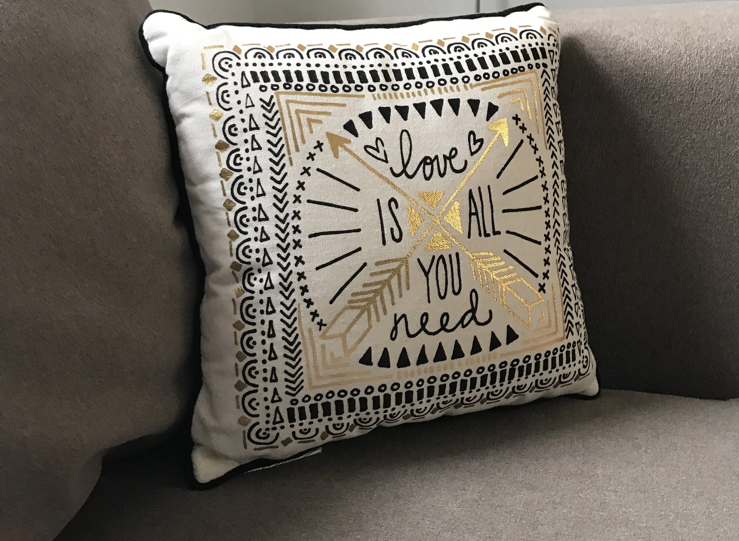 Dorm Room Decor Love pillow Molly & Rex