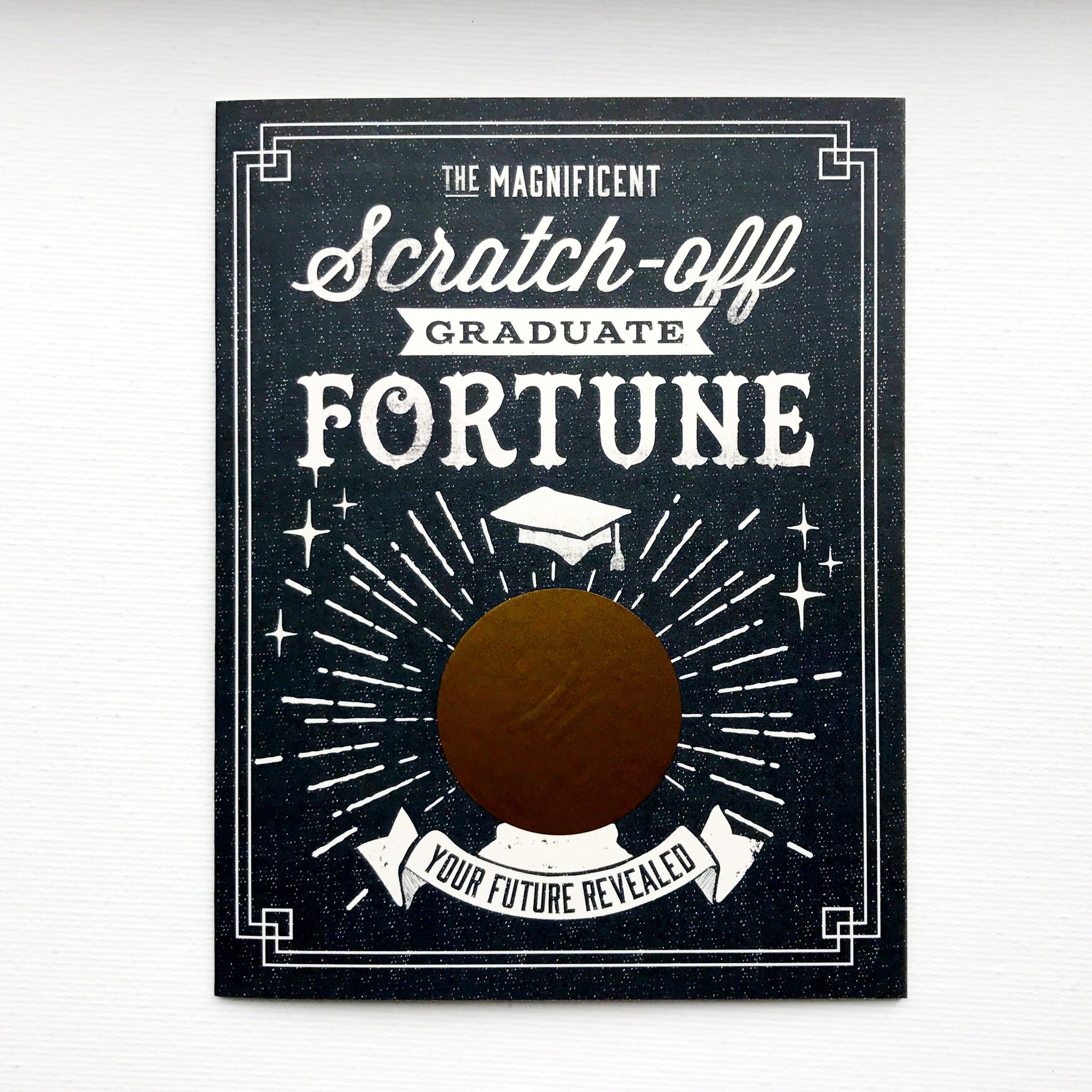Scratch-off Graduate Fortune Card Inklings Paperie