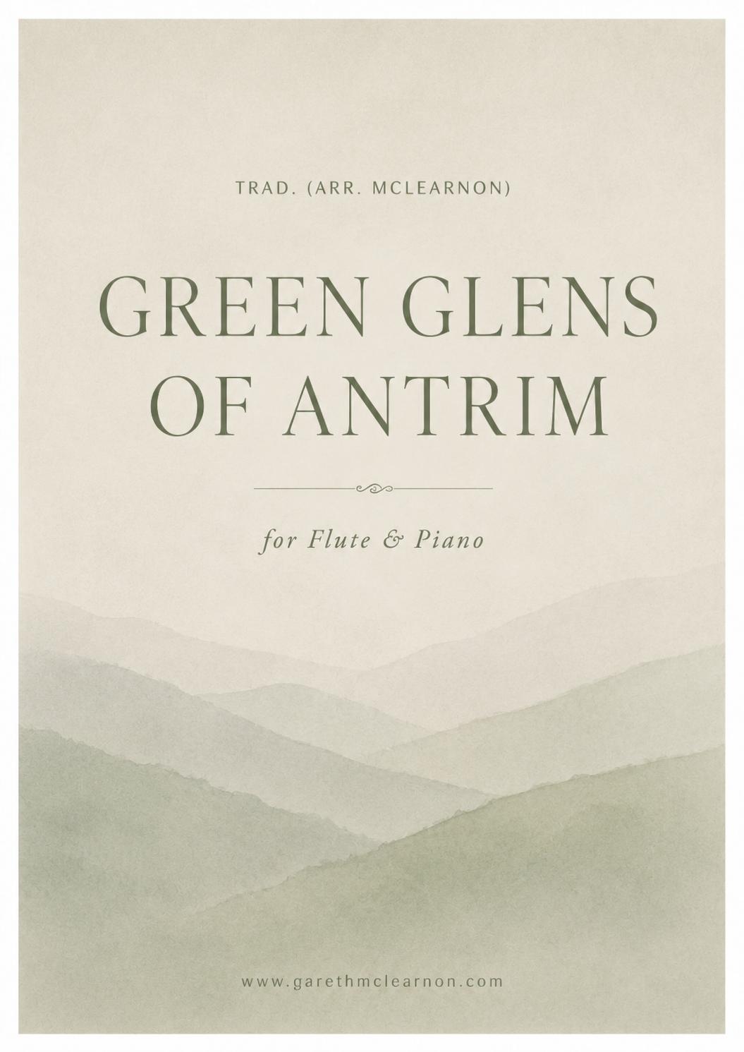 Green Glens of Antrim for Flute & Piano (PDF Download)