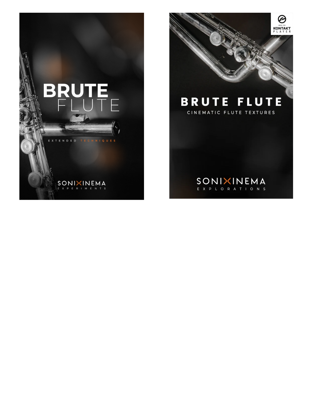 Sonixinema BRUTE FLUTE sound library artwork