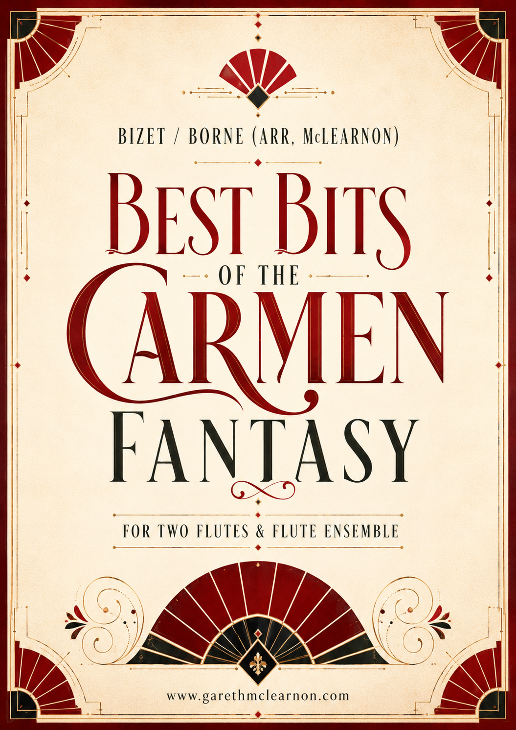 Best Bits of the Carmen Fantasy for Two Flutes &amp; Flute Ensemble (2020) (PDF Download)