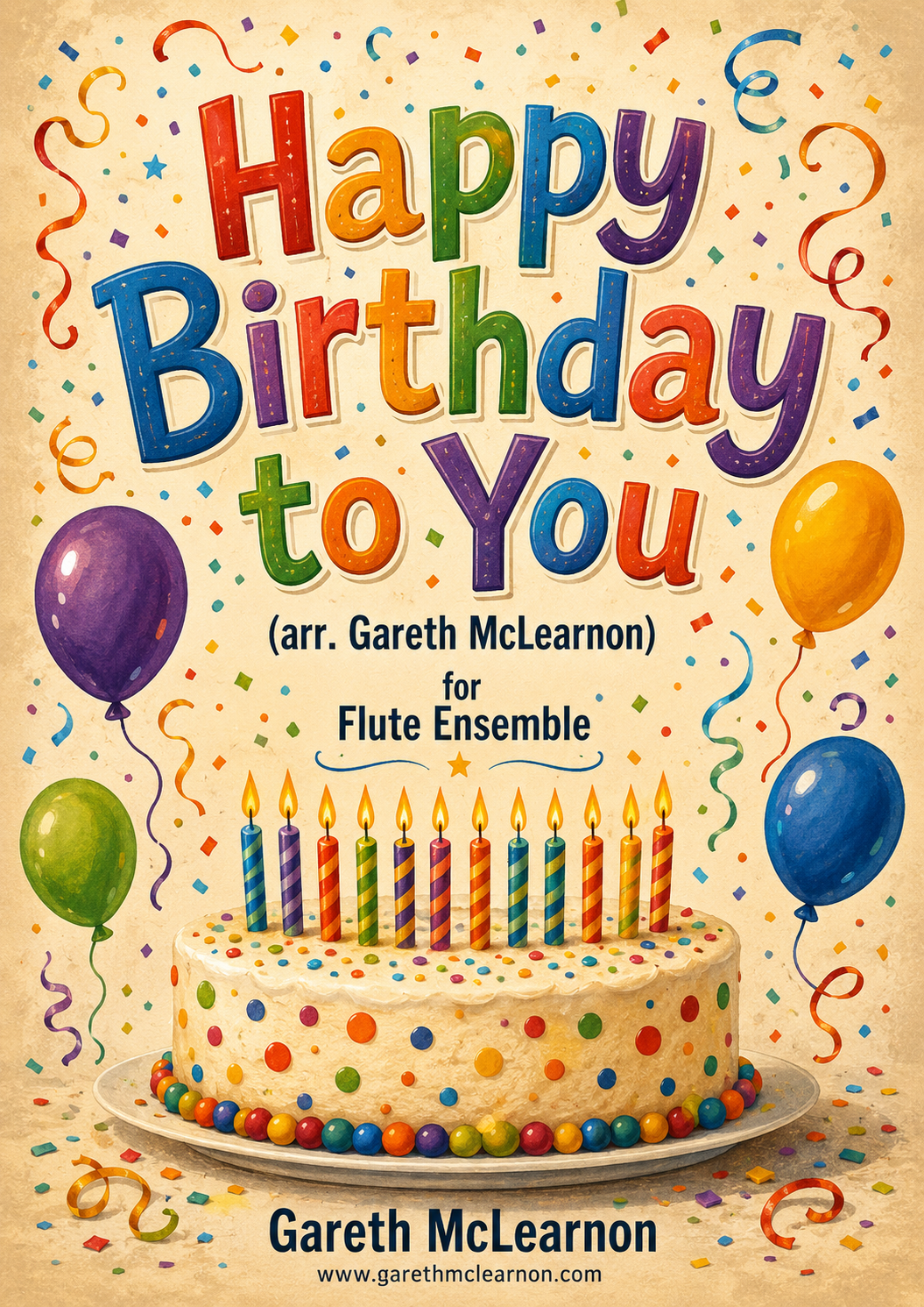 Happy Birthday for Flutes! (2016) (PDF Download)
