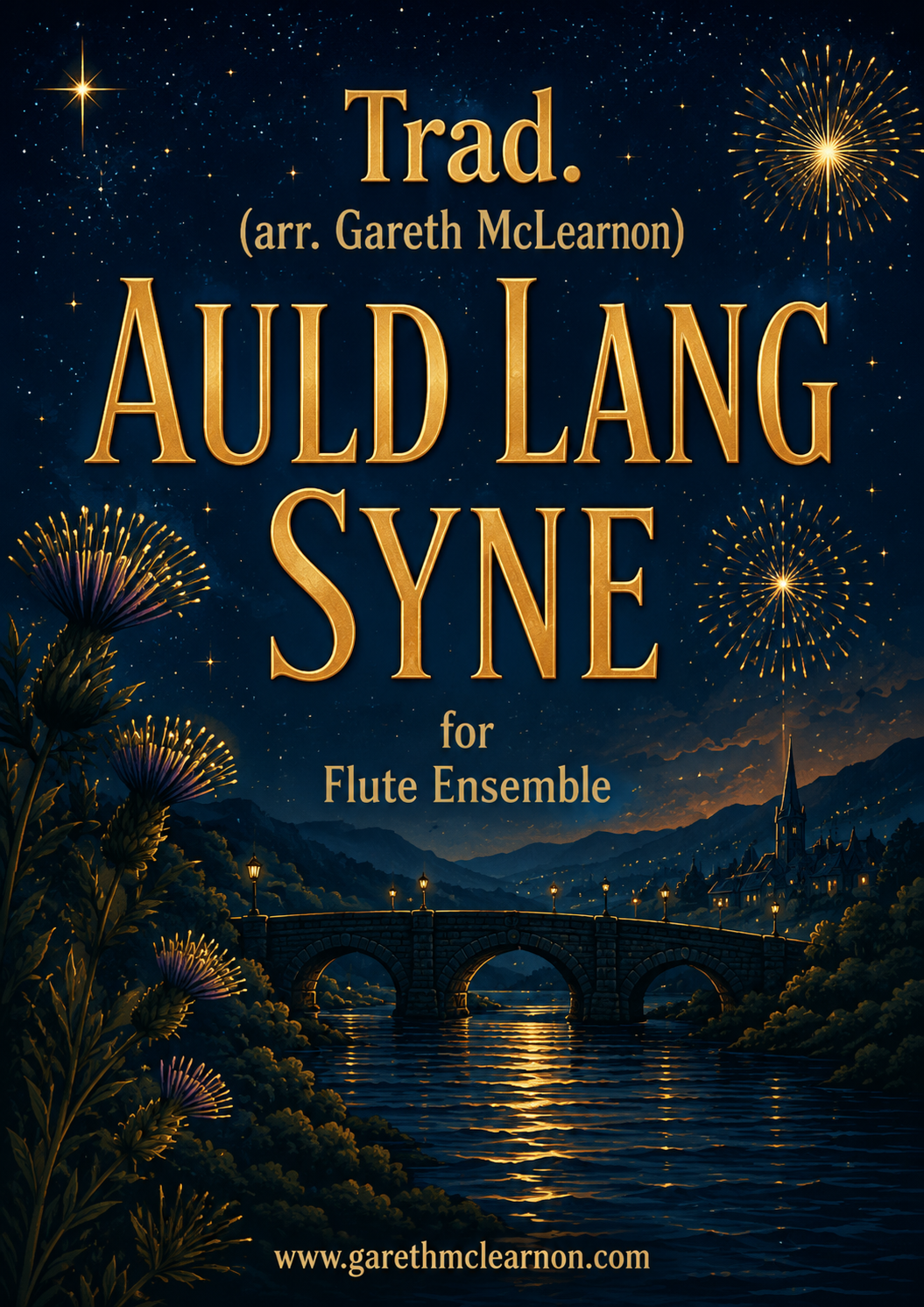 Auld Lang Syne for Flute Ensemble (2015) (PDF Download)